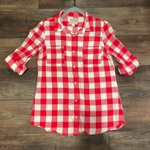 Small Old Navy Red Flannel